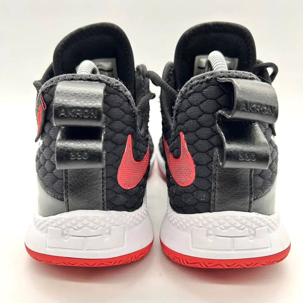 Nike LeBron Witness 3 Shoes Mens Size 7.5 Black Red White Basketball‎ BQ9819-001